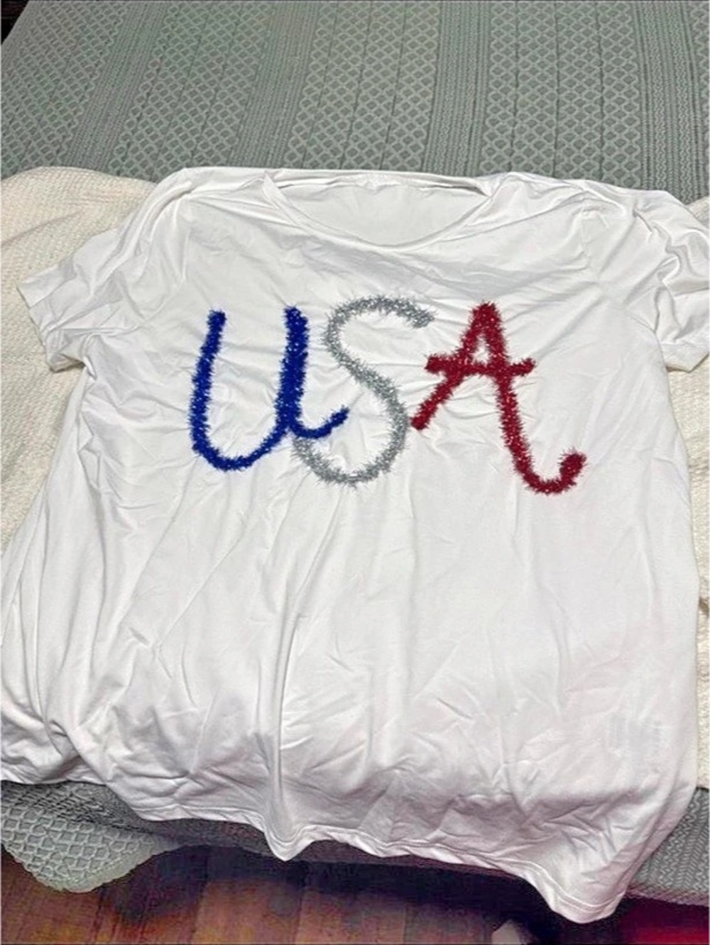 Graphic Short Sleeve Tee in White
